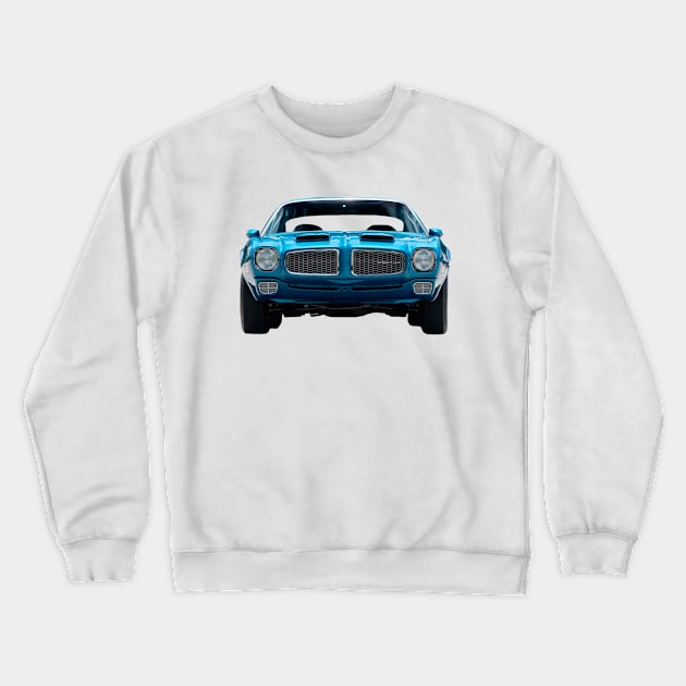 1972 Pontiac Formula Firebird in our coming and going series Crewneck Sweatshirt by Permages LLC